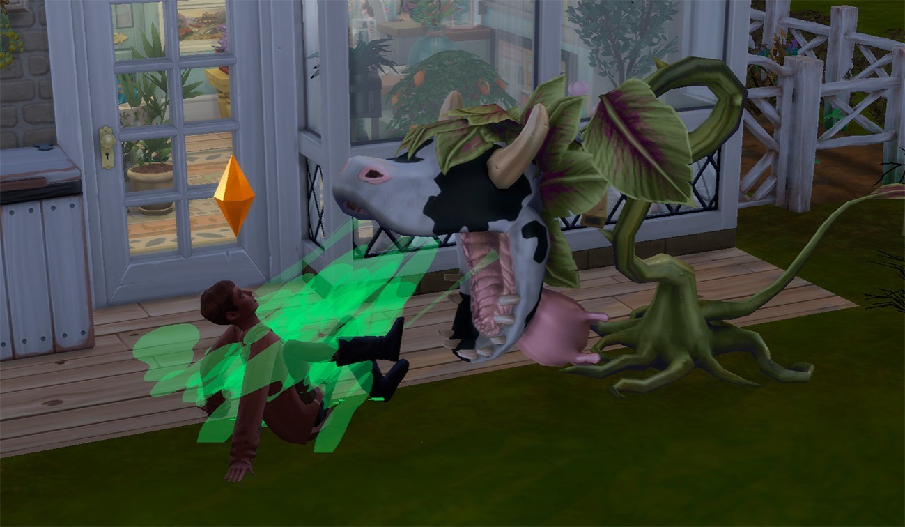 Death by Cowplant the sims 4