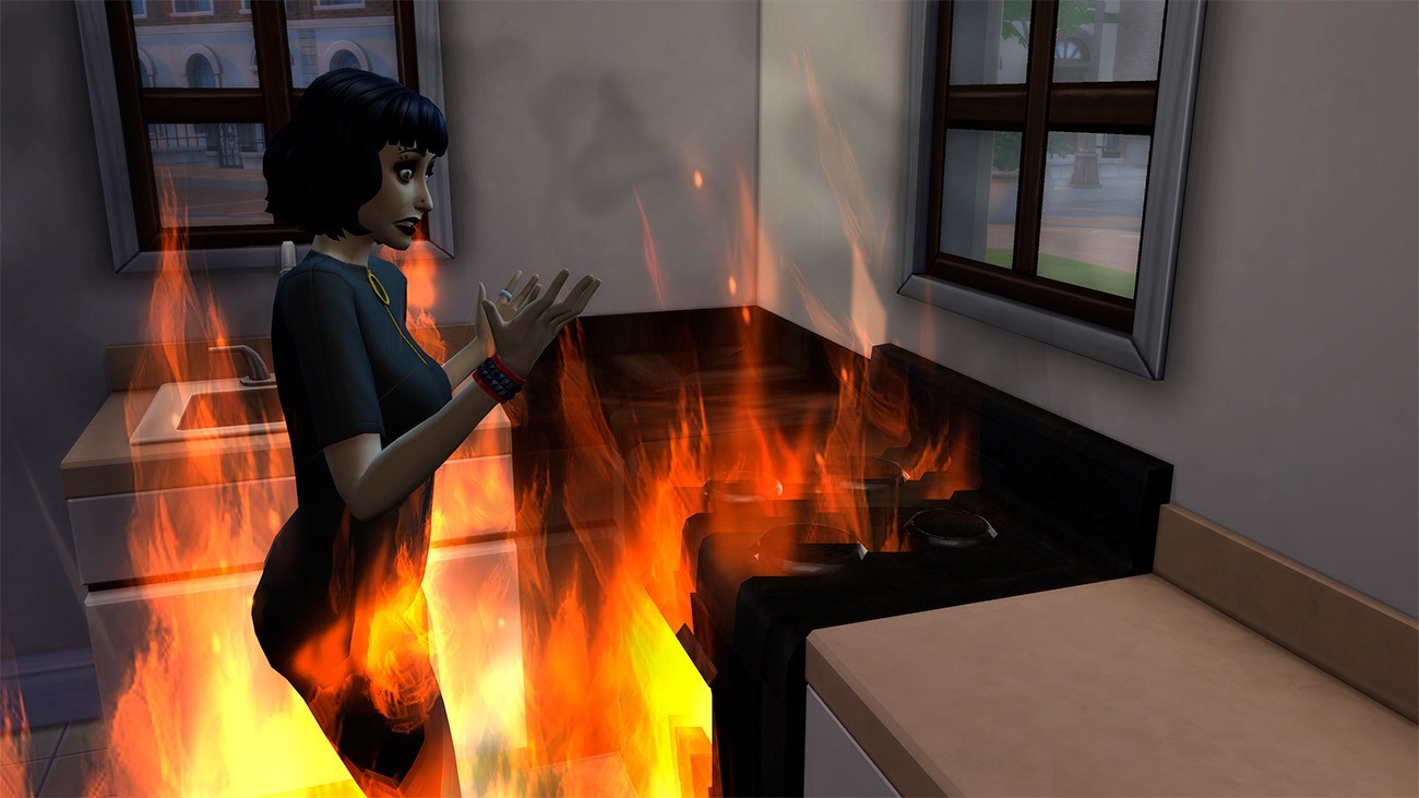 Death by Fire the sims 4