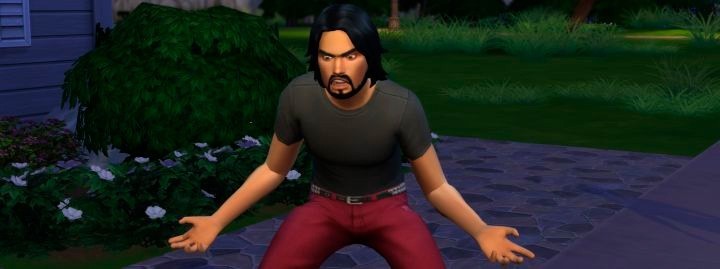 angry sim in the sims 4