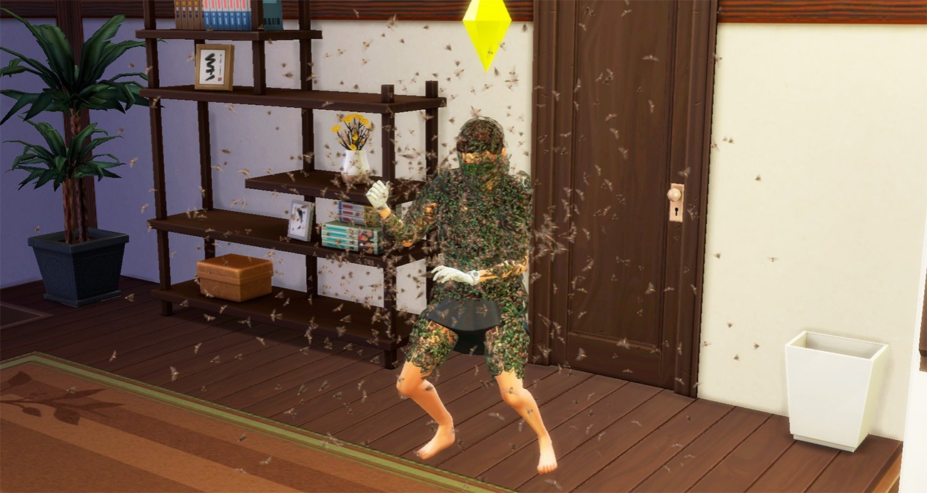 Death by Beetles and Flies the sims 4