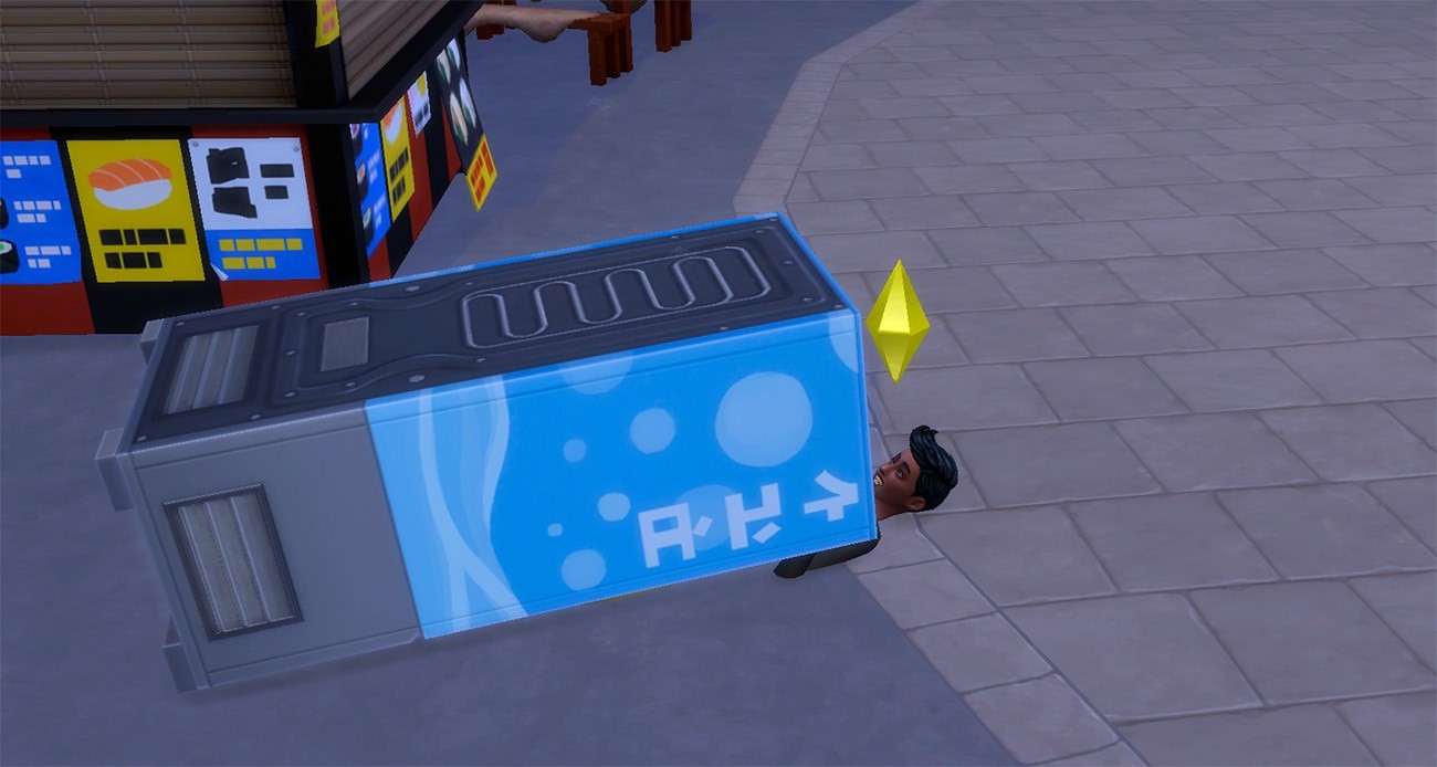 Death by Vending Machine the sims 4