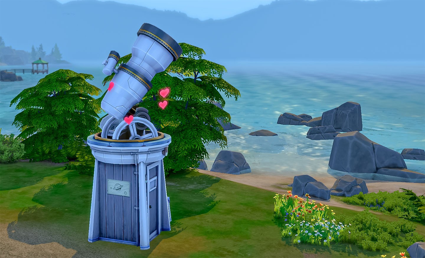 Backyard Observatory the sims 4