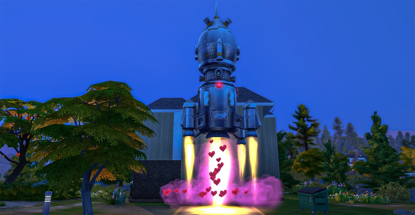 Space Rocket the sims 4