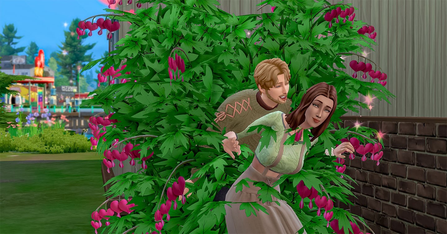 woohoo in bushes the sims 4