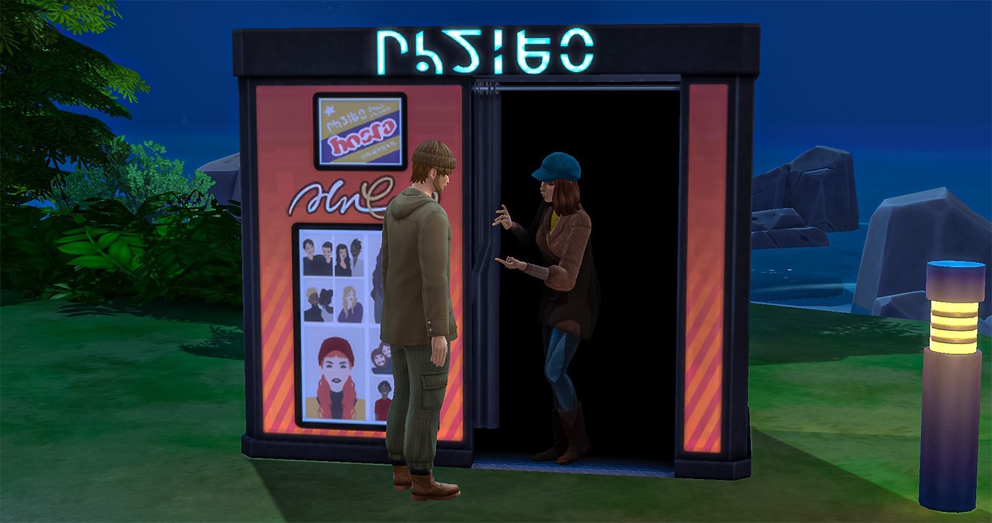 Photo Booth the sims 4
