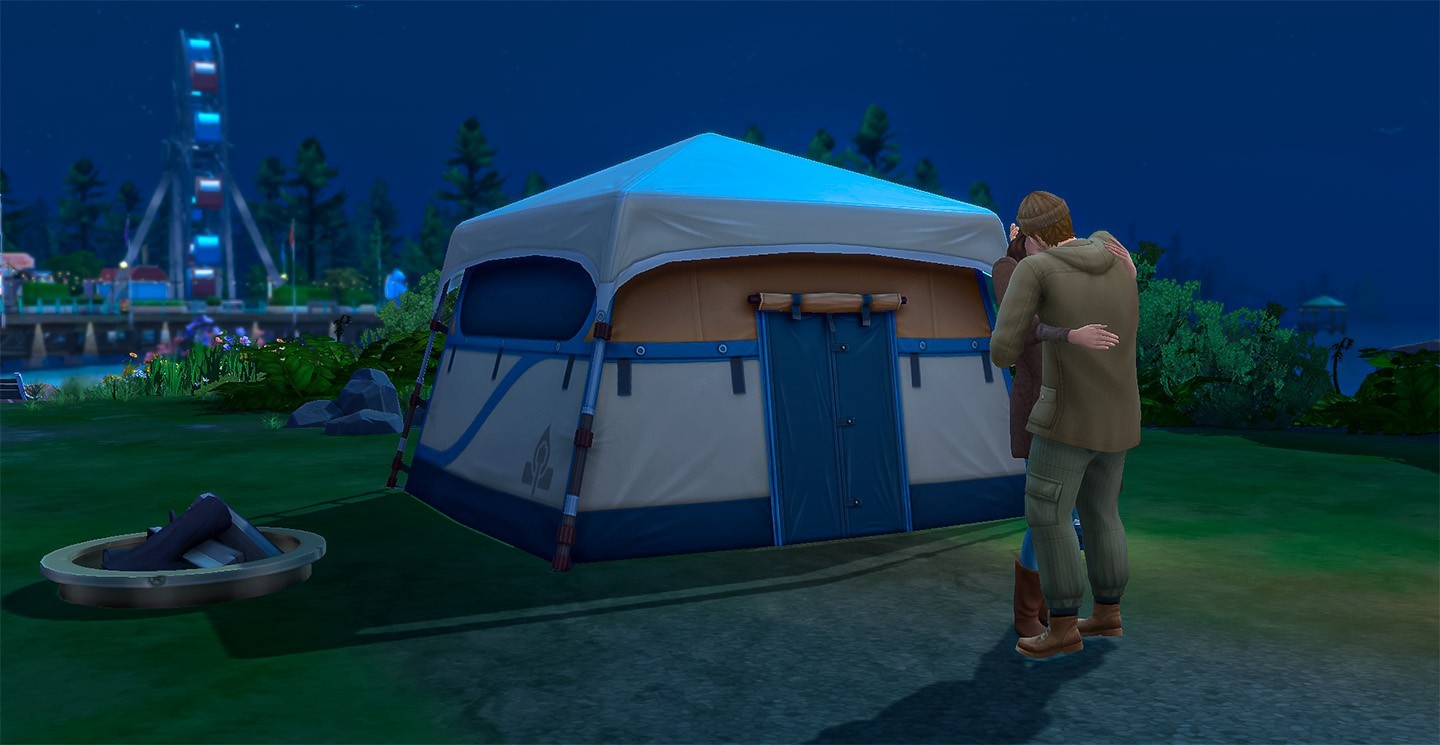 Tent the sims 4
