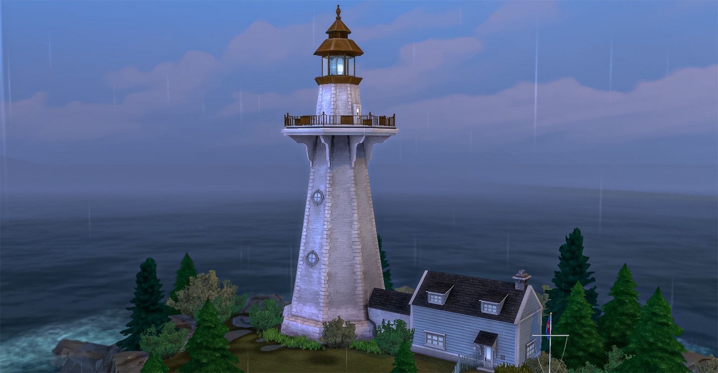 Lighthouse in Brindleton Bay the sims 4