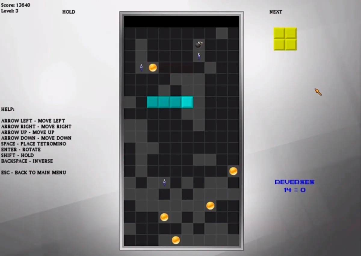 Tetris Reversed