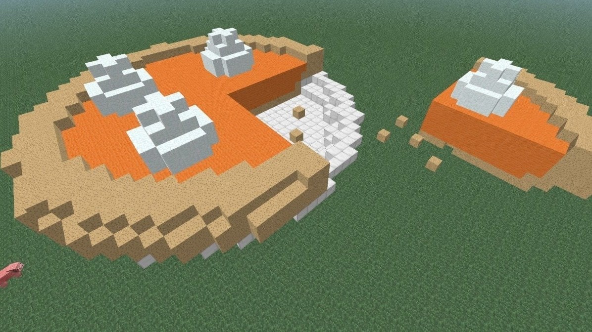 pumpkin pie in Minecraft