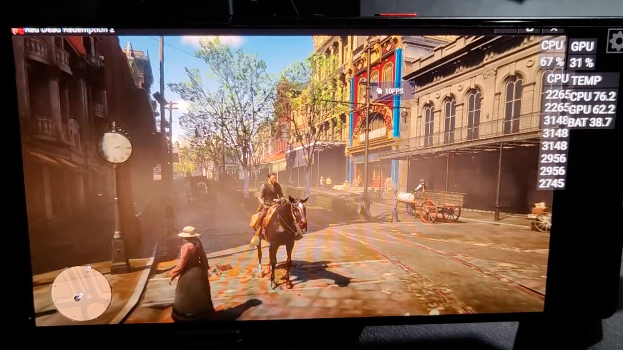 Red Dead Redemption 2 on a smartphone