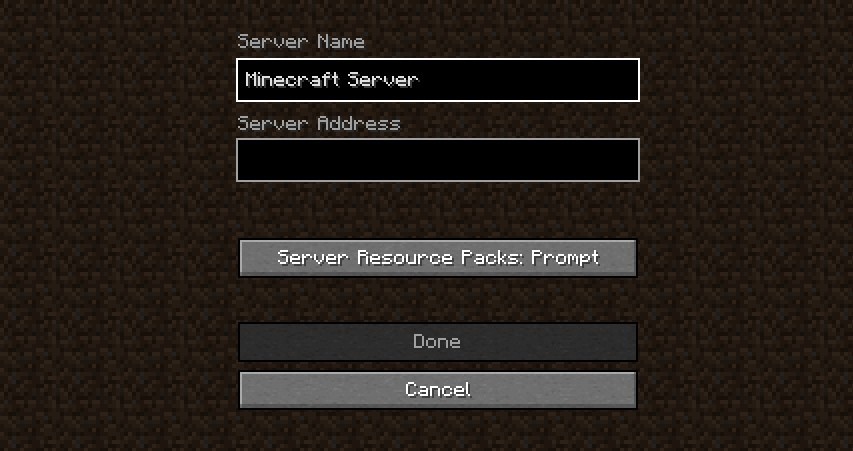 Minecraft server
