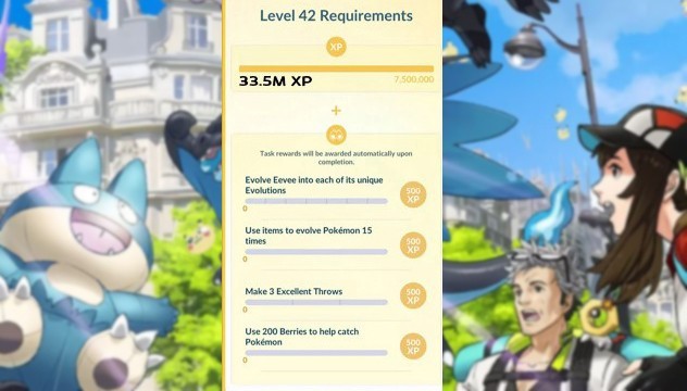 Pokémon GO 42 level