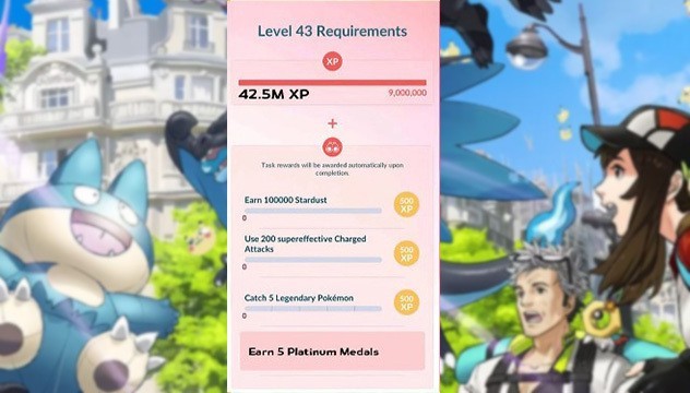 Pokémon GO 43 level