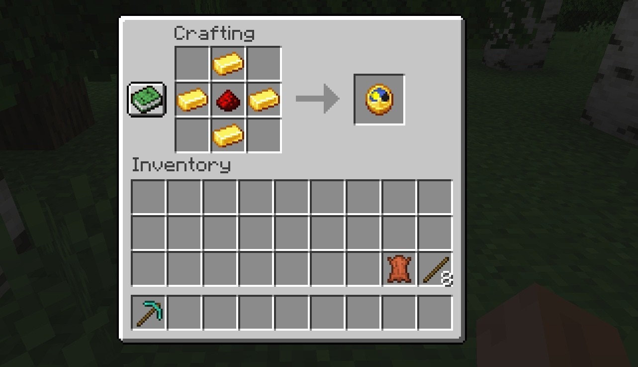 how to make a clock in Minecraft