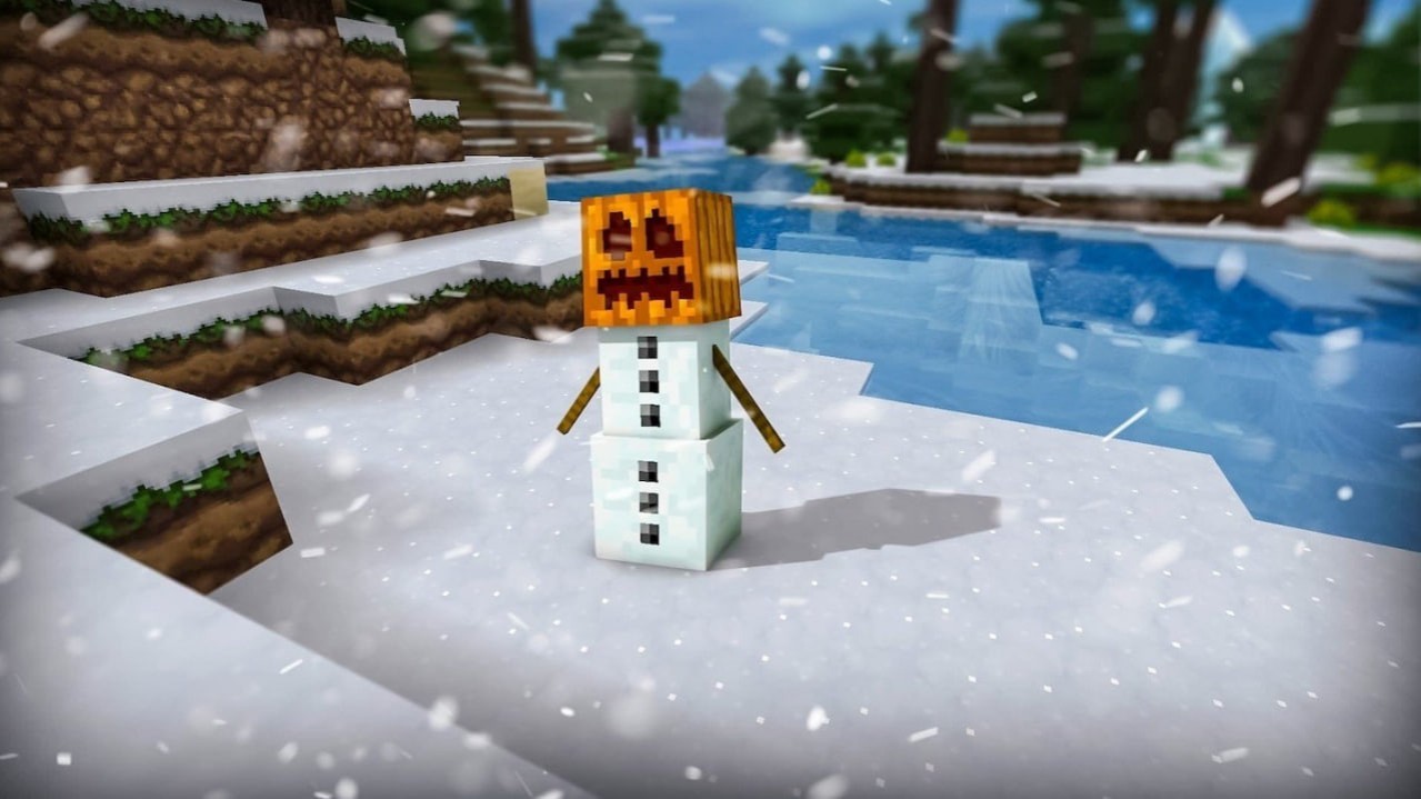 how to make a snow golem in Minecraft