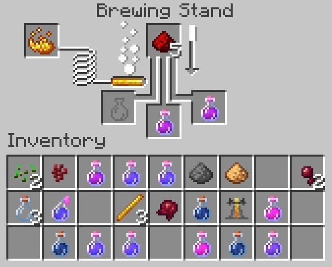 How to make magical potions im Minecraft
