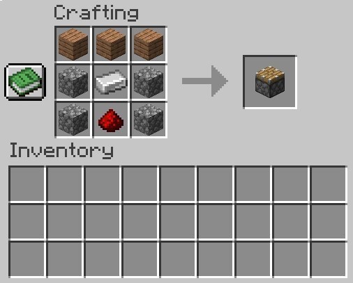 How to craft piston in Minecraft