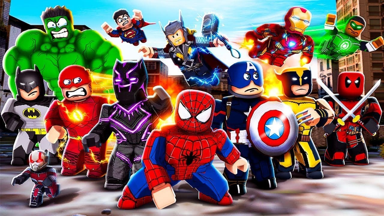 Super-heróis para Roblox