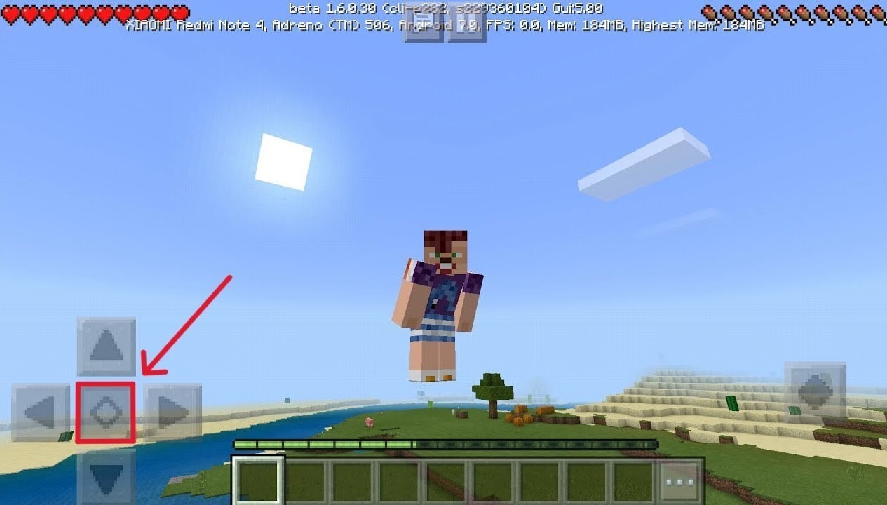 how to fly in minecraft pe