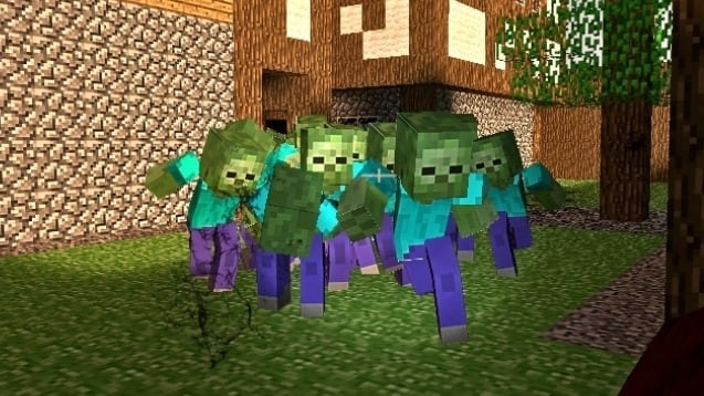 zombies in Minecraft