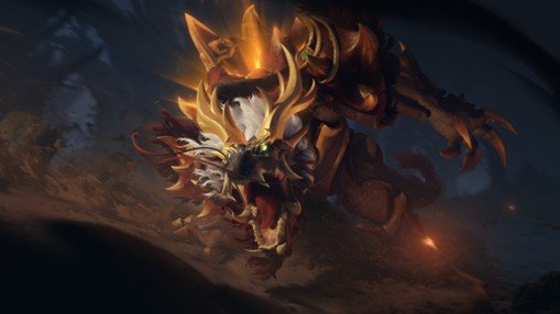 Dota 2 lançou uma atualização que apresenta o tesouro Dragons Hoard