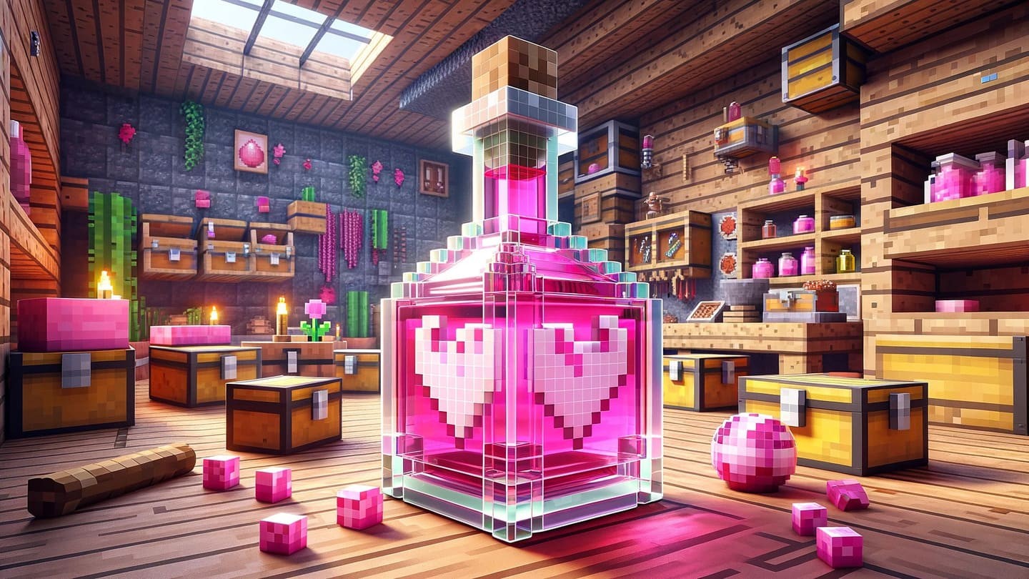 The art of Minecraft an amazing journey with the HP magic potion