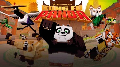 DLC O Panda do Kung Fu lançado para a edição Minecraft Bedrock