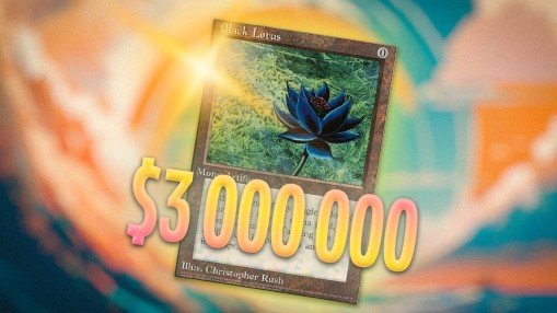 Magic The Gathering сard sold for insane 3 000 000 sum