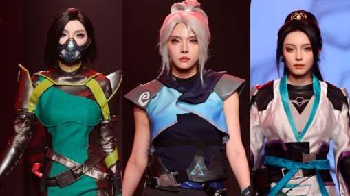 Valorant agents hit the fashion show in China
