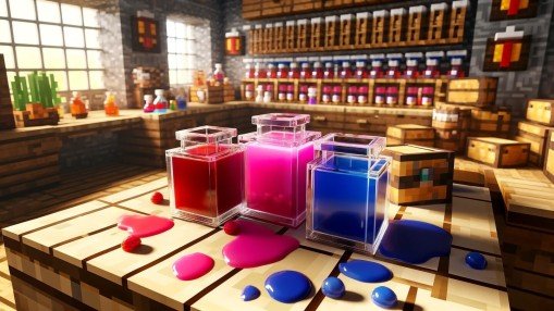 Minecraft analysis of all dyes