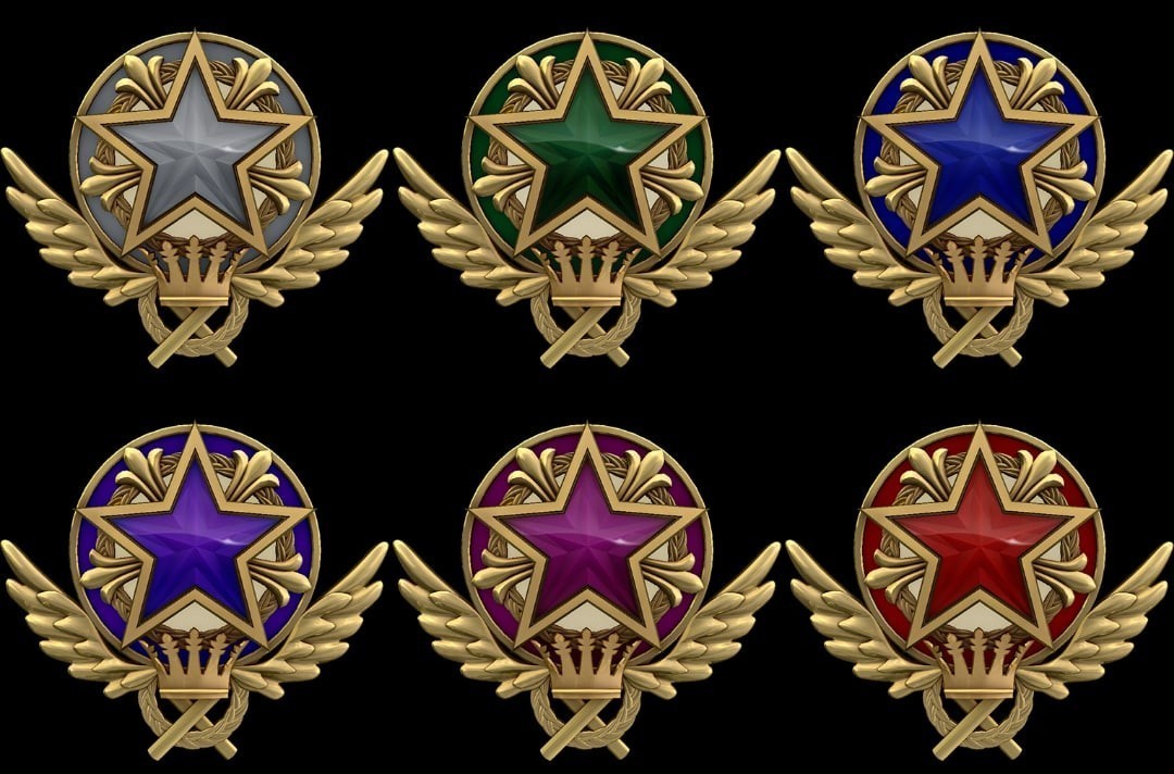 Medalhas de Operação CSGO Colete todas e destaquese
