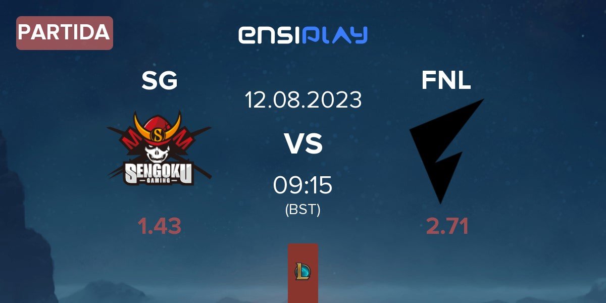 Partida Sengoku Gaming SG vs FENNEL FNL | 12.08