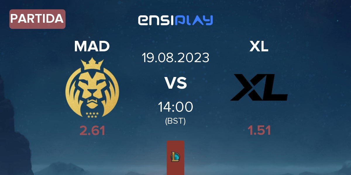 Partida MAD Lions KOI MDK vs Excel Esports XL | 19.08