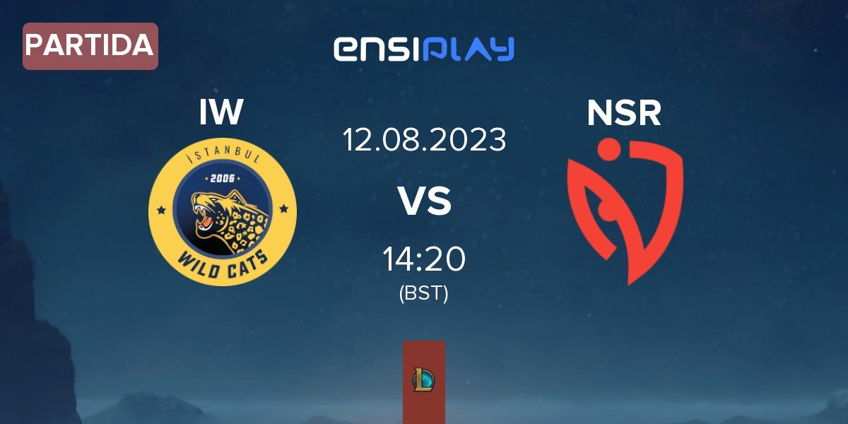 Partida Istanbul Wildcats IW vs NASR eSports Turkey NSR | 12.08