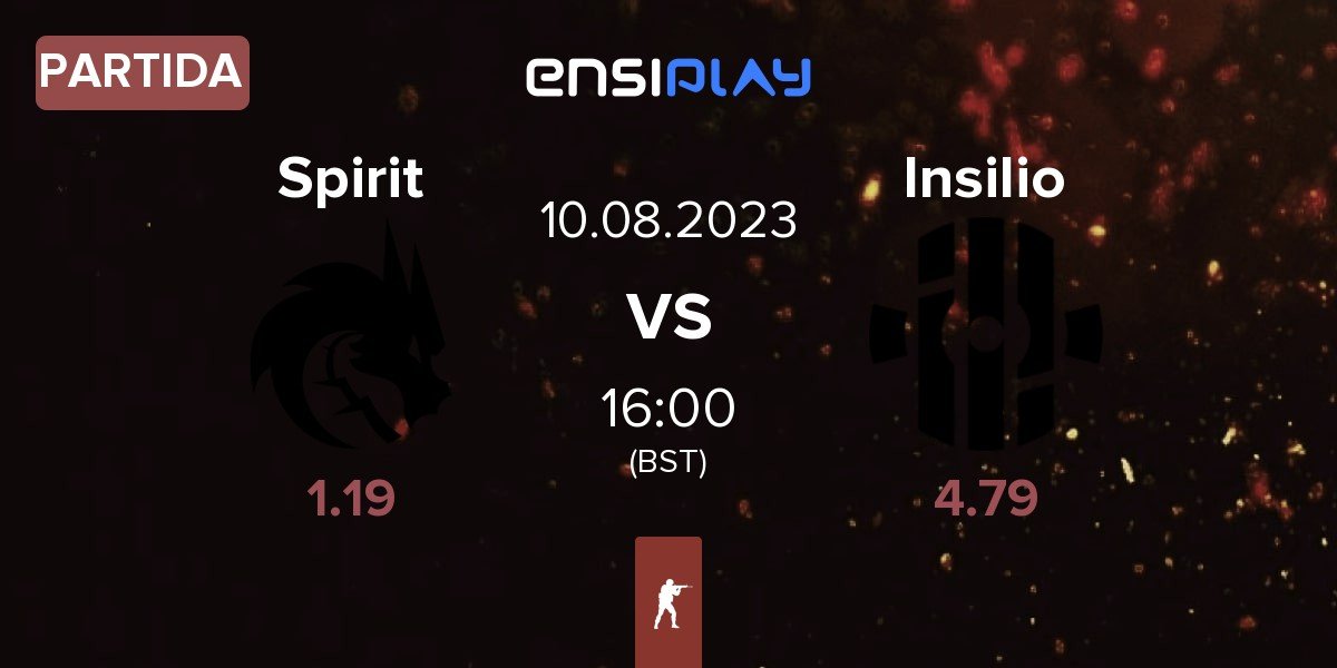 Partida Team Spirit Spirit vs Insilio | 10.08