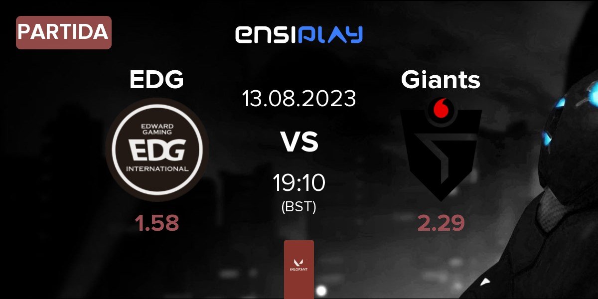 Partida Edward Gaming EDG vs Giants Gaming Giants | 13.08
