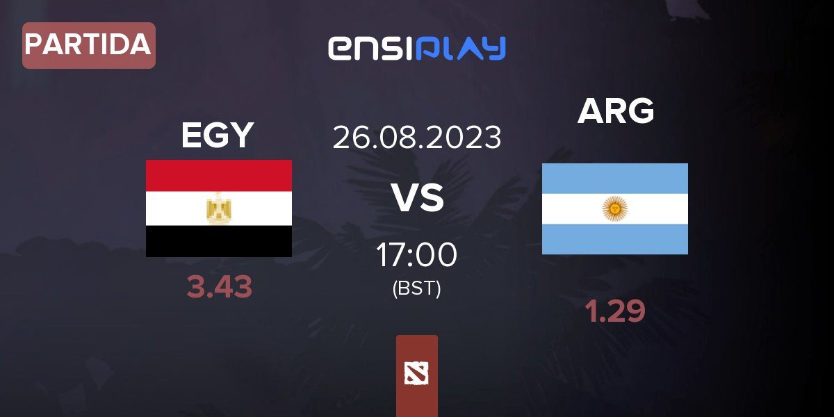 Partida Egypt EGY vs Argentina ARG | 26.08