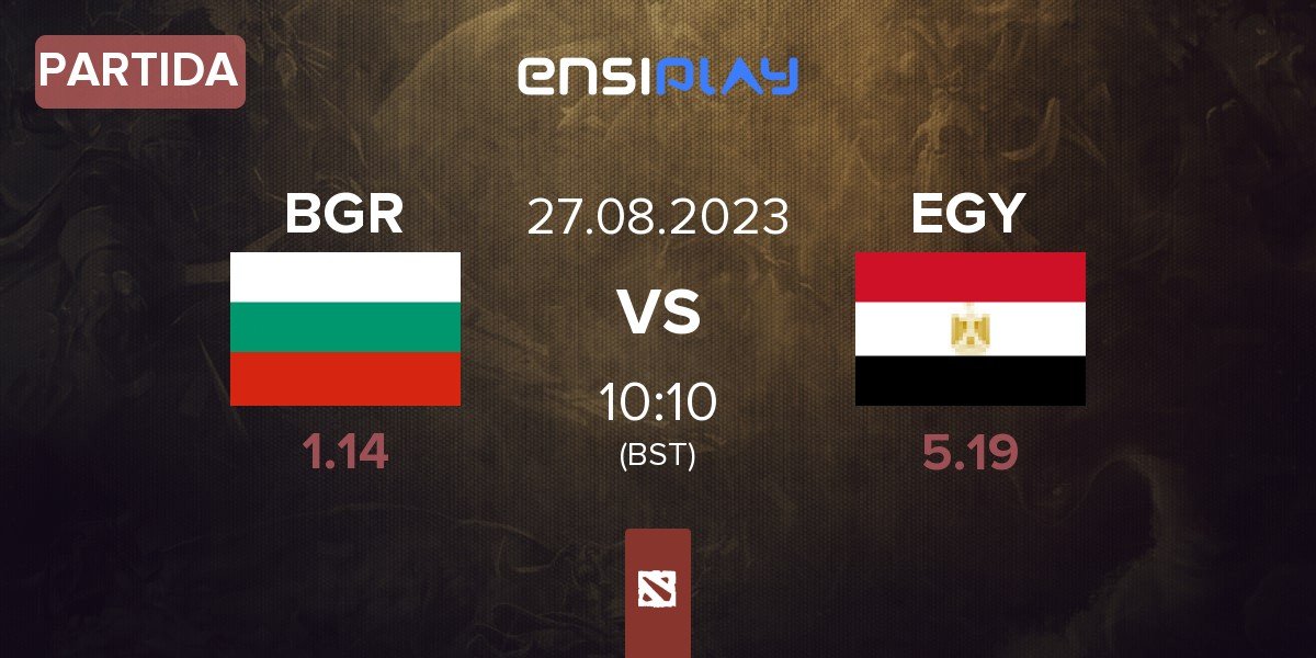 Partida Bulgaria BGR vs Egypt EGY | 27.08