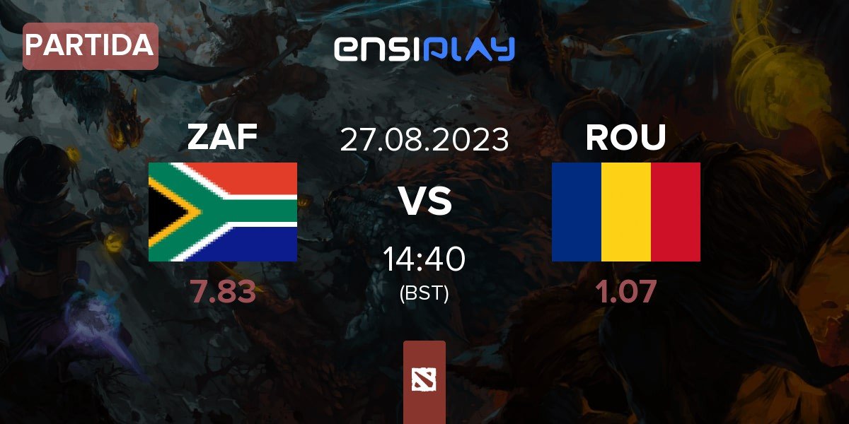 Partida South Africa ZAF vs Romania ROU | 27.08