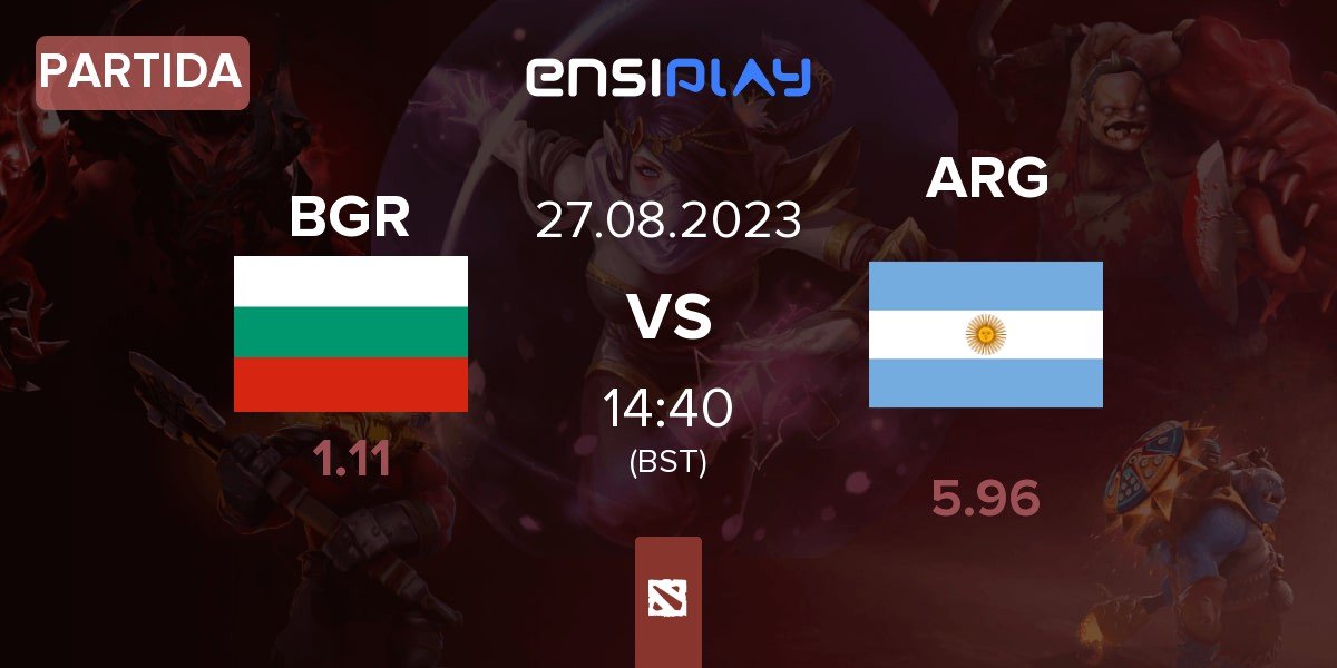 Partida Bulgaria BGR vs Argentina ARG | 27.08