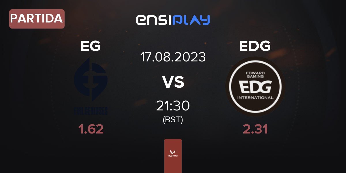 Partida Evil Geniuses EG vs Edward Gaming EDG | 17.08