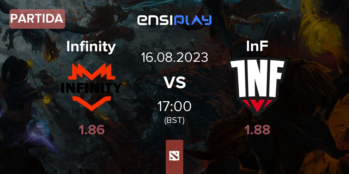 Partida Infinity Esports Infinity vs Infamous Gaming InF | 16.08