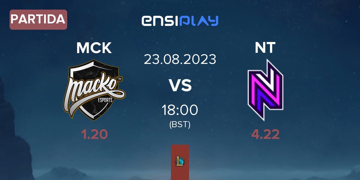 Partida Macko Esports MCK vs Nativz NT | 23.08