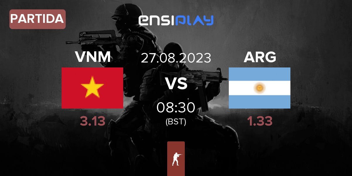Partida Vietnam VNM vs Argentina ARG | 27.08