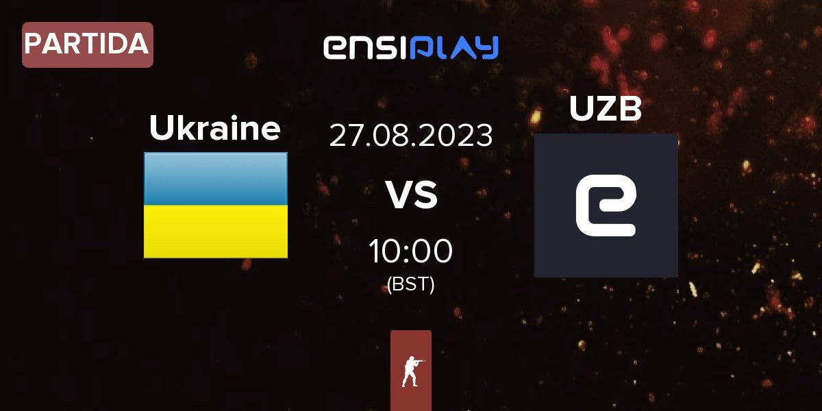 Partida Ukraine UKR vs Uzbekistan UZB | 27.08
