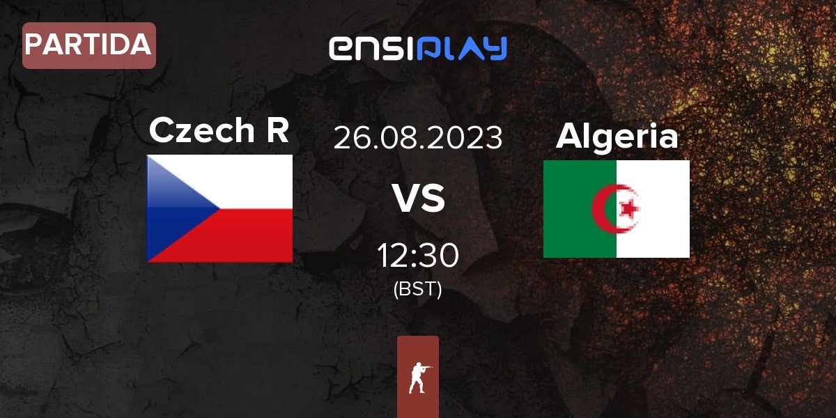 Partida Czech Republic CZE vs Algeria DZA | 26.08