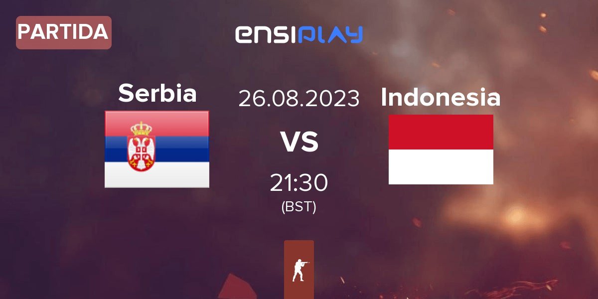 Partida Serbia SRB vs Indonesia IDN | 26.08