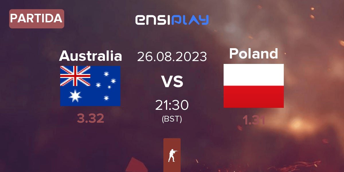 Partida Australia AUS vs Poland POL | 26.08