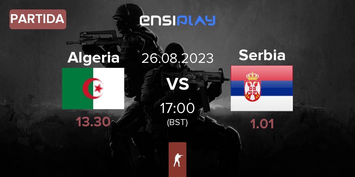 Partida Algeria DZA vs Serbia SRB | 26.08