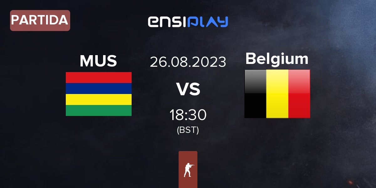 Partida Mauritius MUS vs Belgium | 26.08